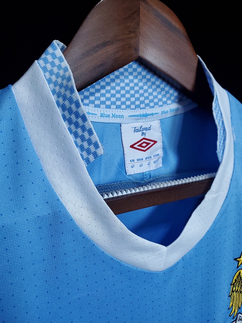 Manchester City Maillot Domicile Retro 2011-2012 miniature 9