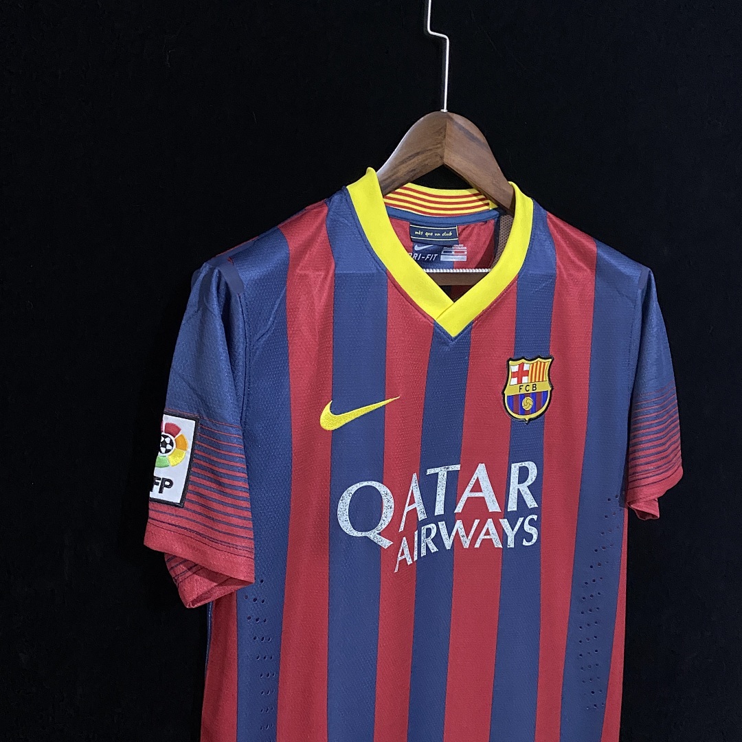 FC Barcelone Maillot Domicile Retro miniature 6