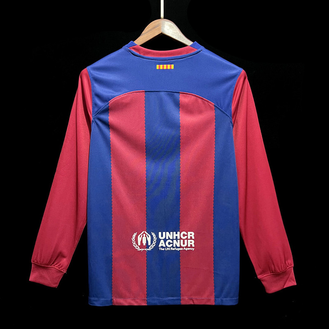 FC Barcelone Maillot Domicile Manches Longues miniature 7