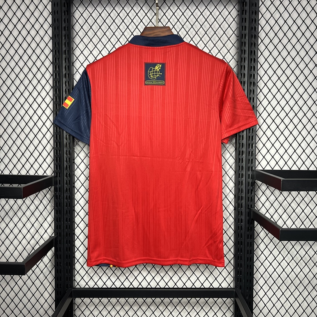 Espagne Maillot Domicile Retro 1996 miniature 7