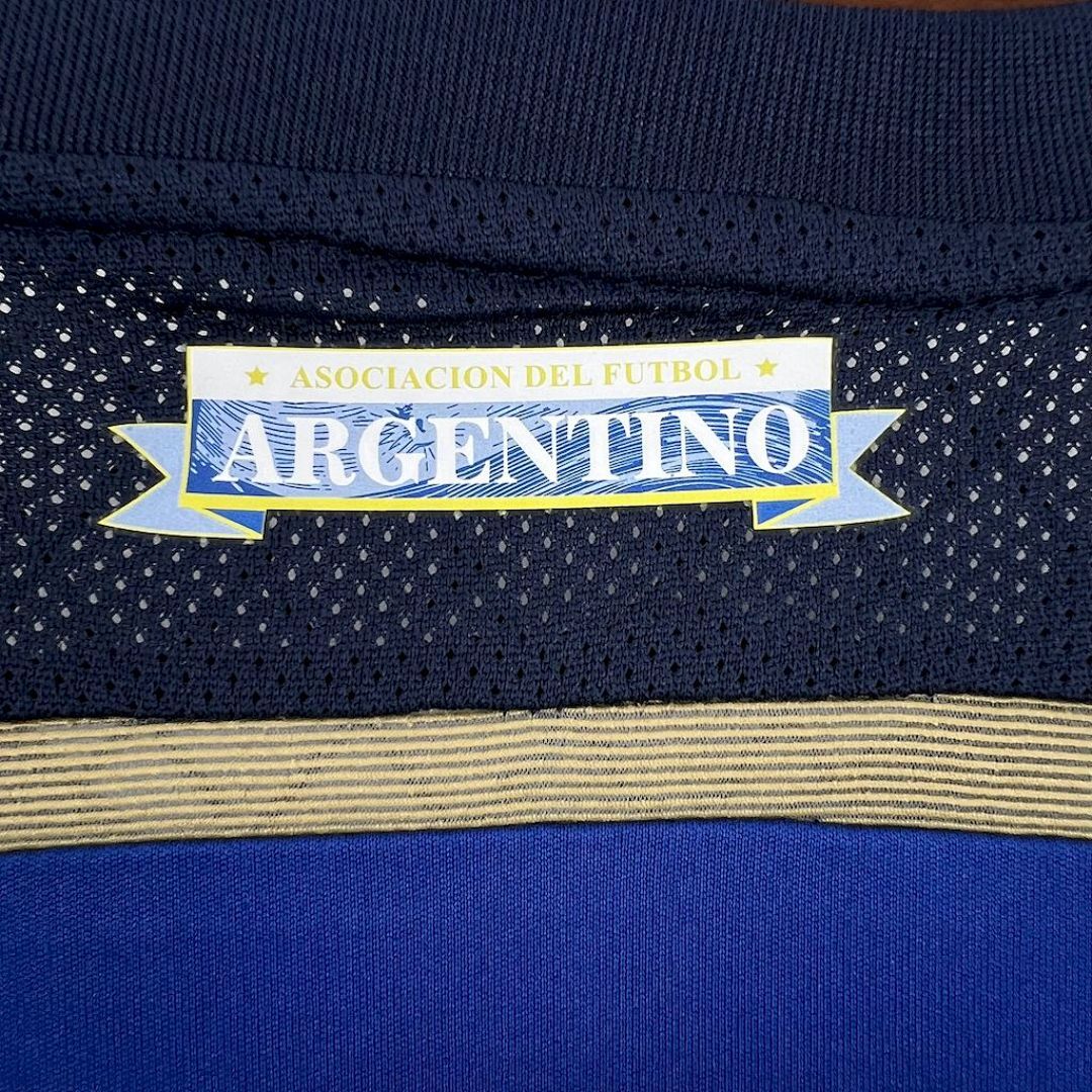 Argentine Maillot Exterieur Manches Longues Retro 2014 miniature 8