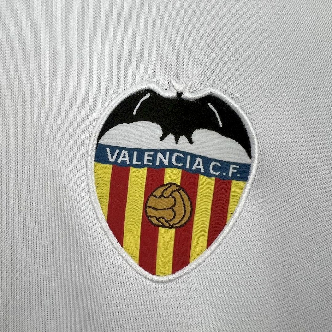 Valencia Cf 2003-2004 Uefa Cup Final Maillot Domicile Retro miniature 4