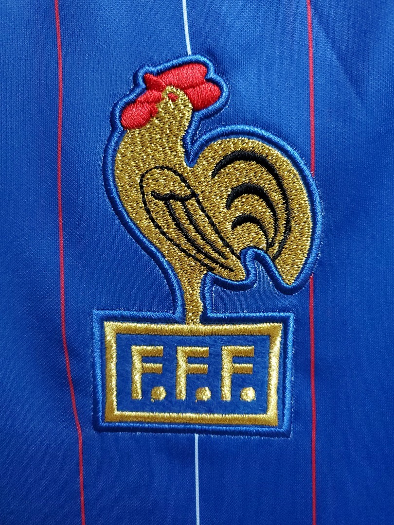 France Maillot Domicile Retro 1982 miniature 8