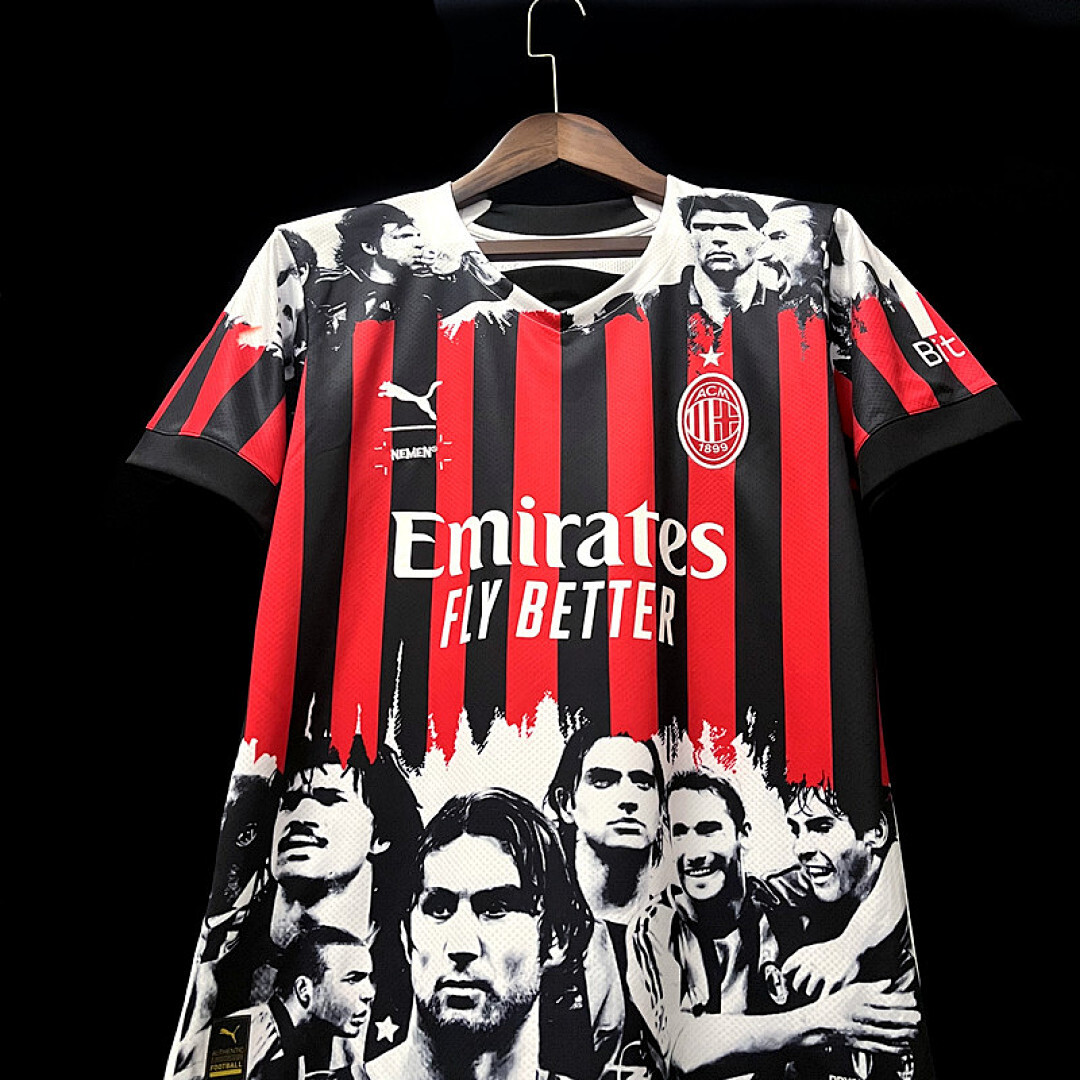 2223Ac Milan Legendary Star Commemorative Edition S Xxxxl Maillot Domicile Edition Speciale miniature 6
