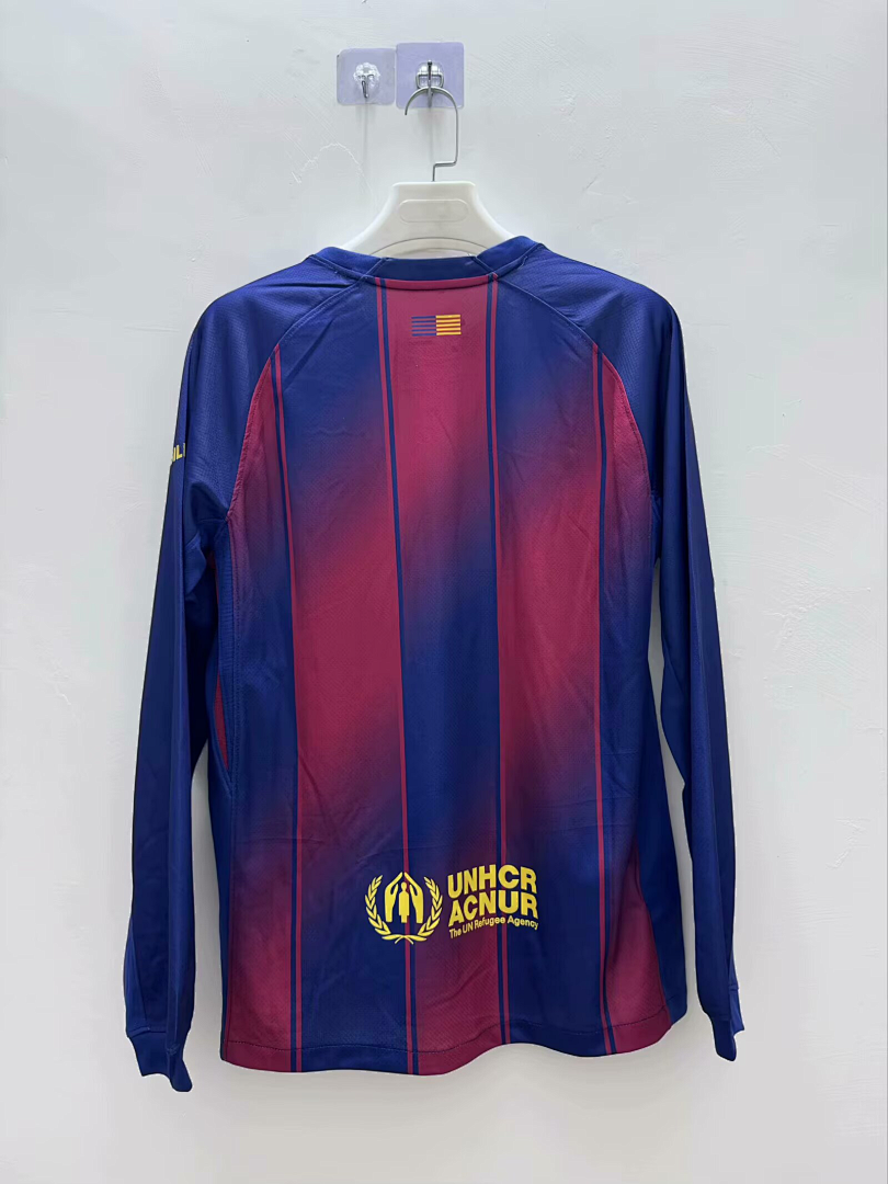 FC Barcelone Maillot Domicile Manches Longues 2025-2026 miniature 2