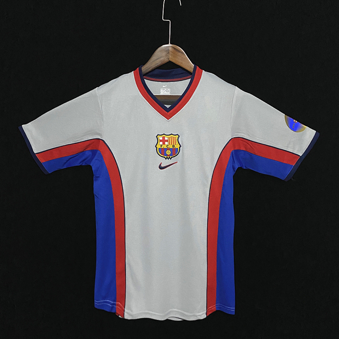 FC Barcelone Maillot Exterieur Retro 2000 miniature 2