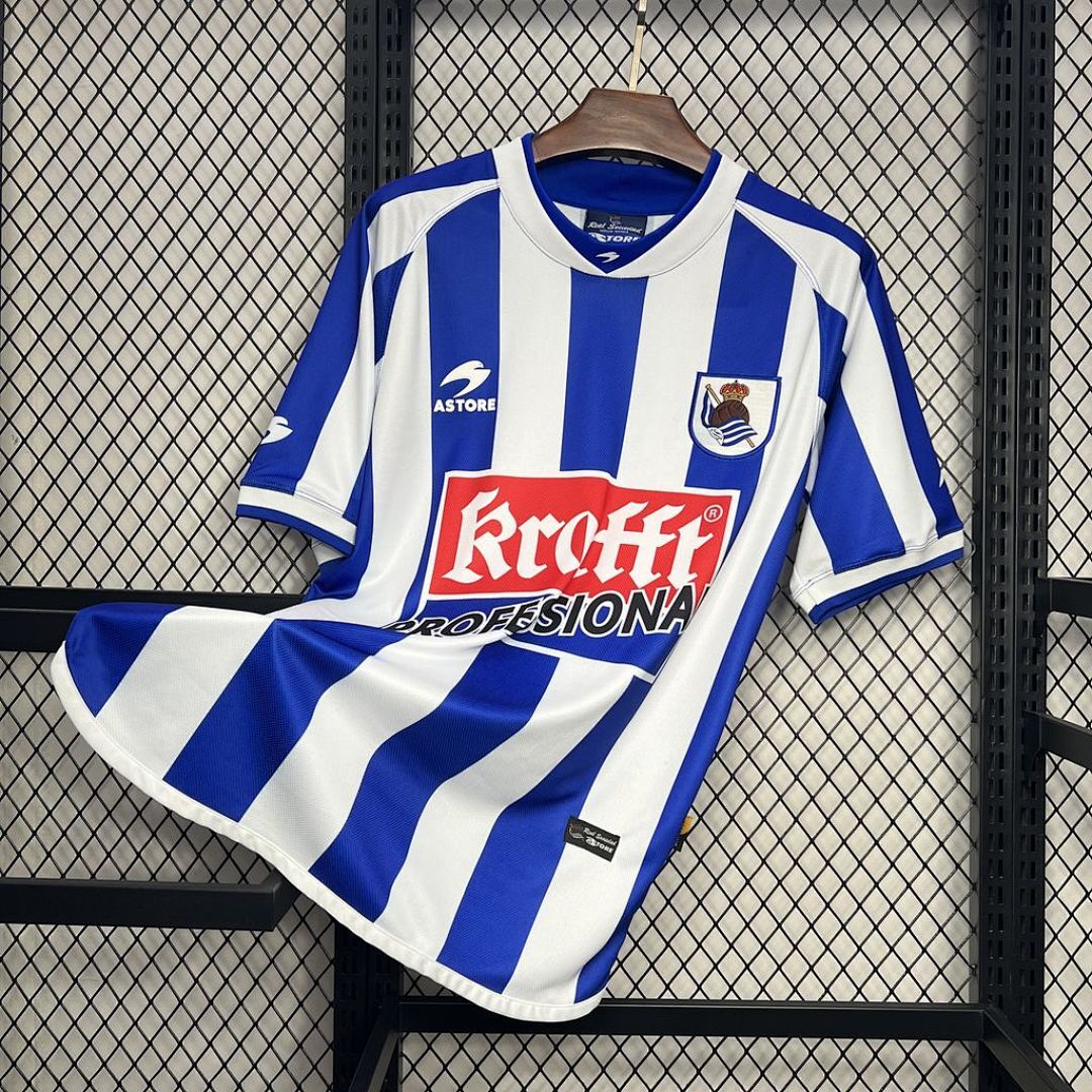 Real Sociedad 200203 Maillot Domicile Retro