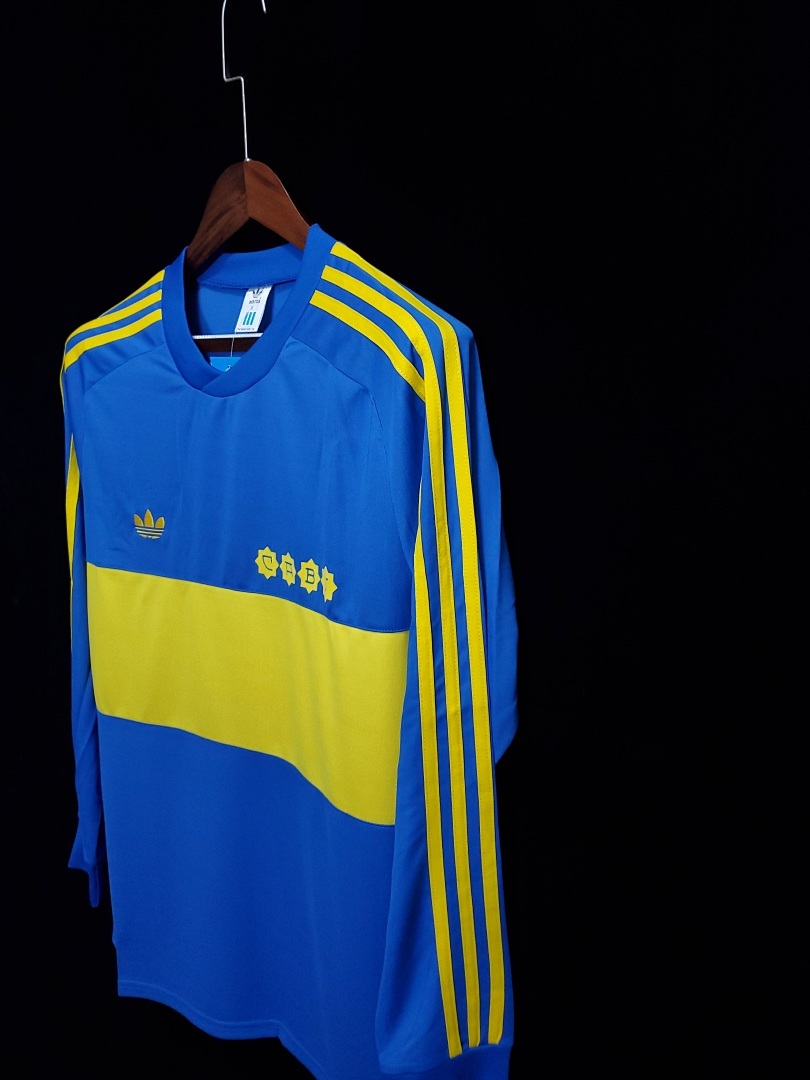 Boca Juniors Maillot Domicile Manches Longues Retro 1981 miniature 4