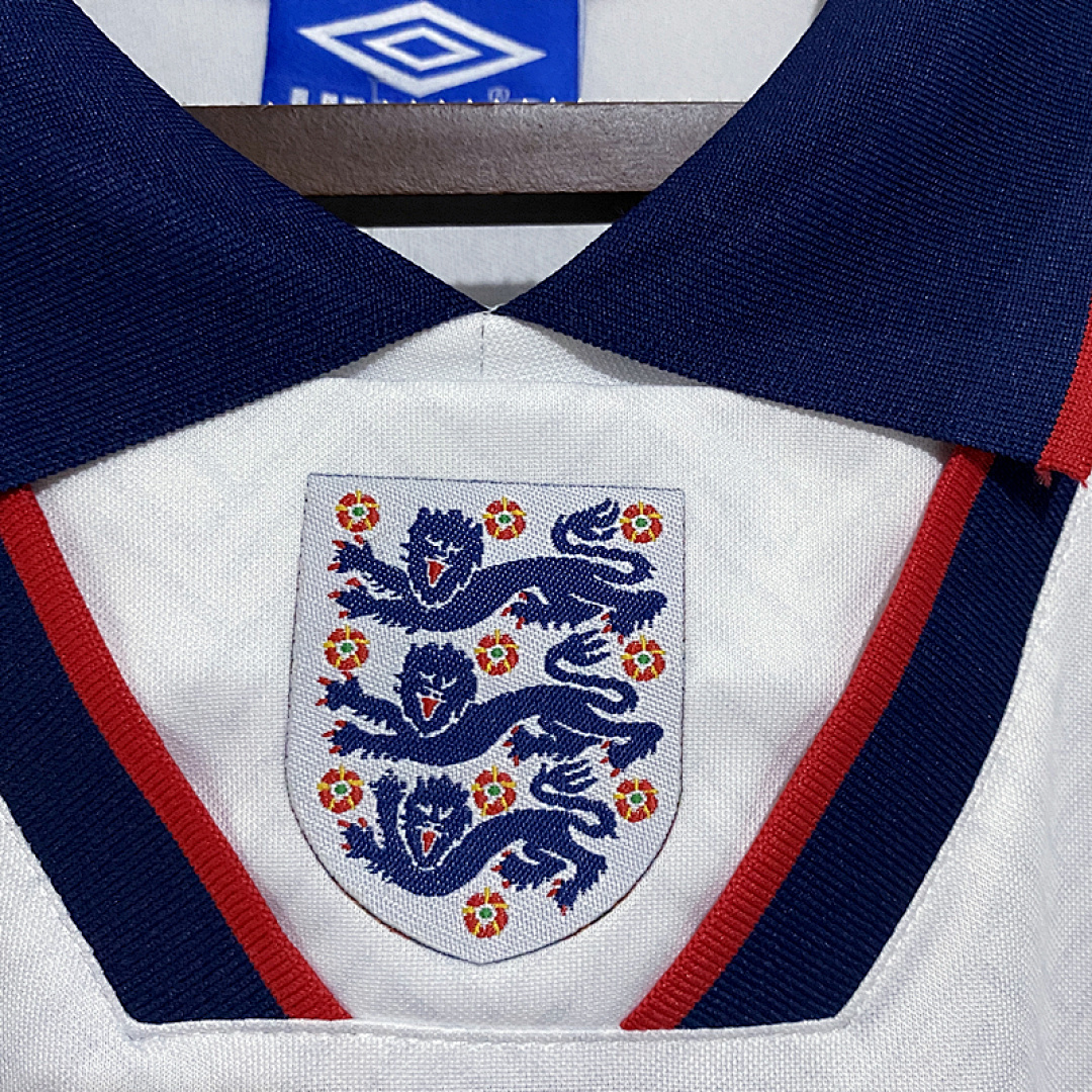 Angleterre Maillot Domicile Retro 1994 miniature 7