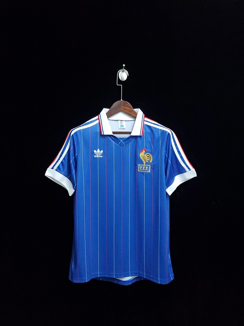 France Maillot Domicile Retro 1982
