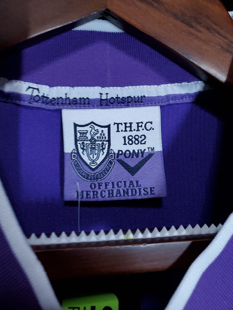 Tottenham Maillot Exterieur Retro 1998 miniature 9