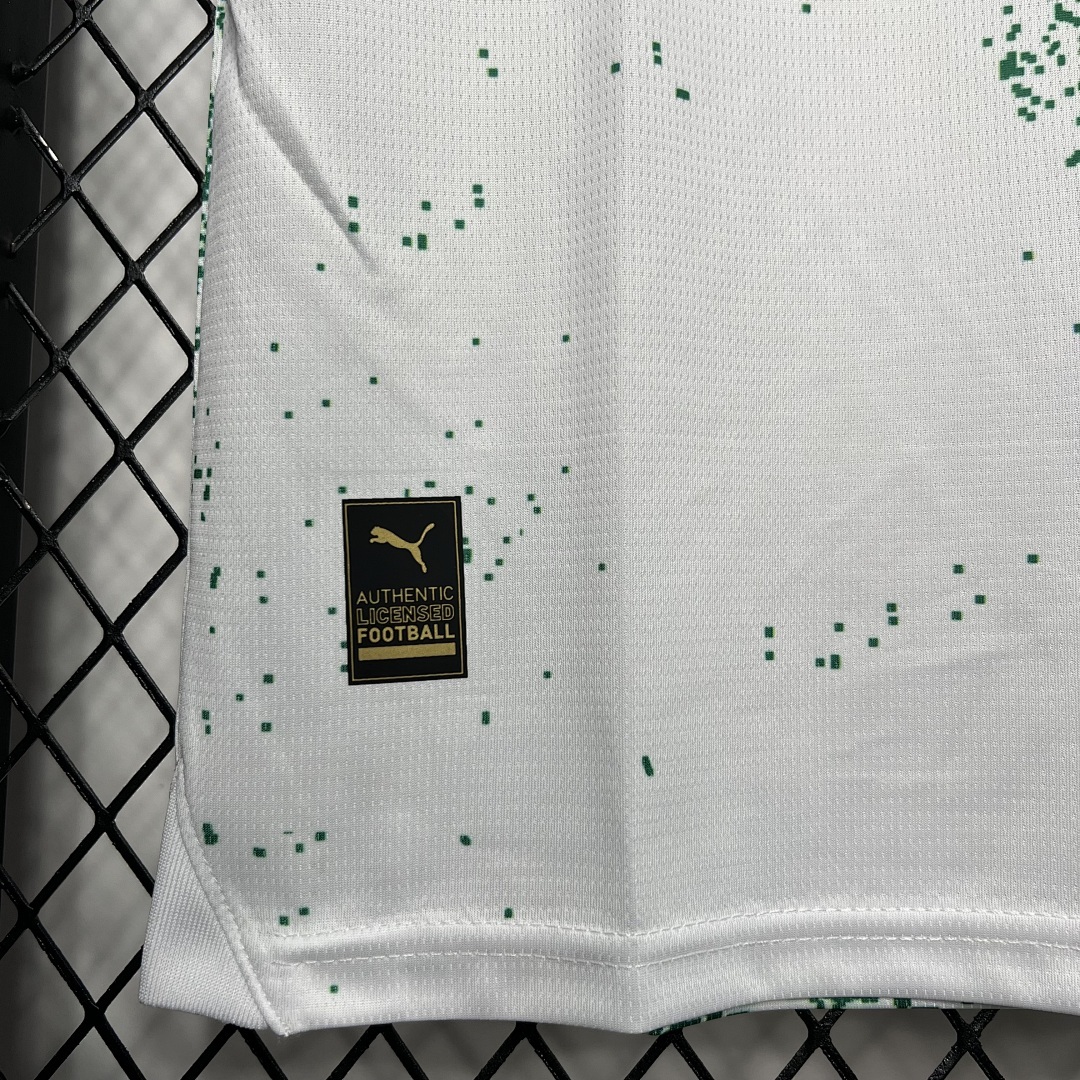 Palmeiras 2024-2025 Special Edition White And Green Maillot Domicile Edition Speciale miniature 7