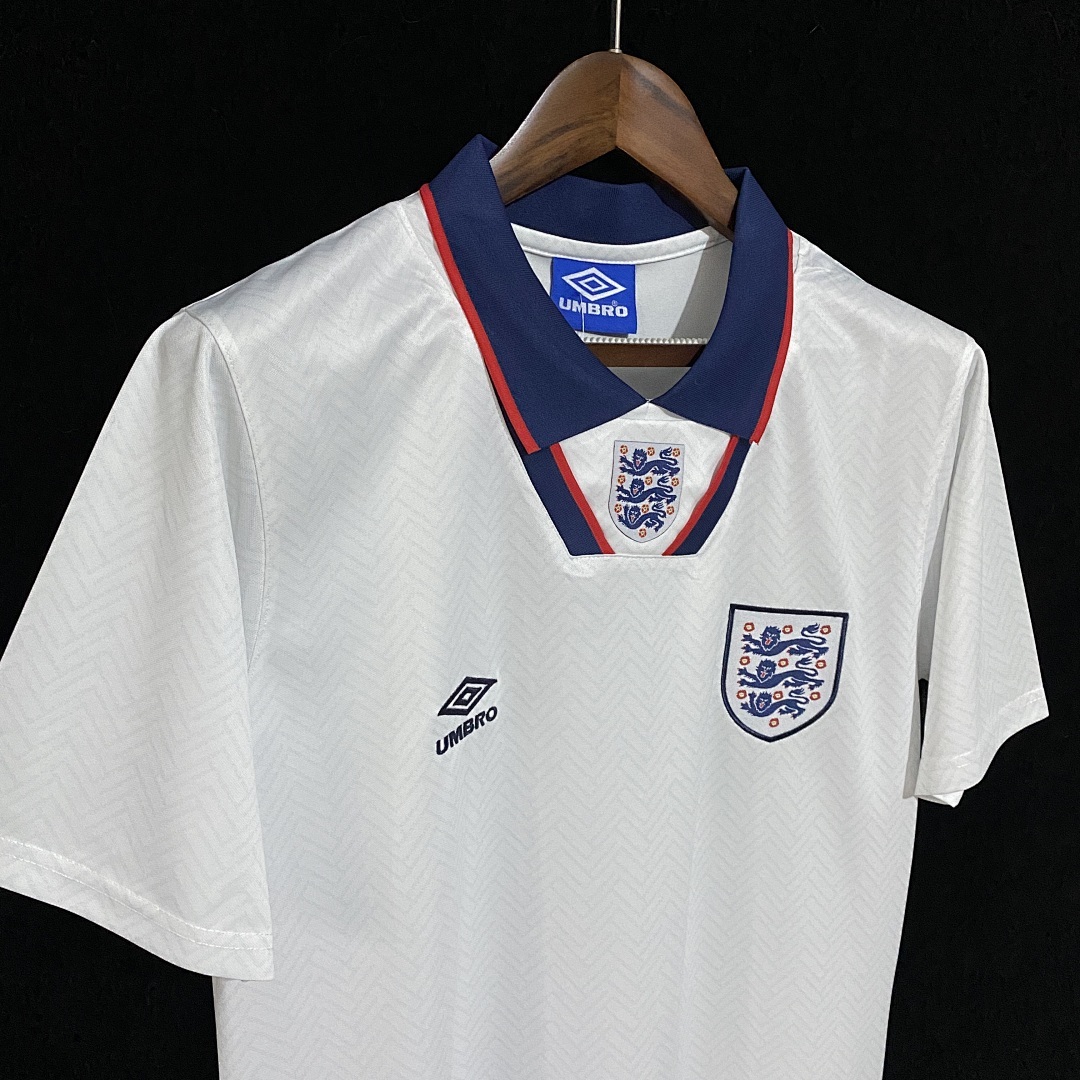Angleterre Maillot Domicile Retro 1994 miniature 3