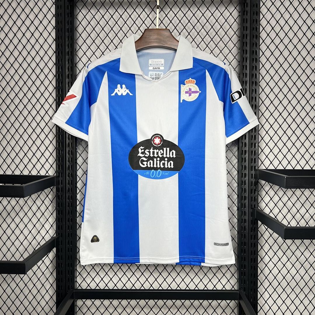 Deportivo De La Coruna 2024-2025 Maillot Domicile miniature 2