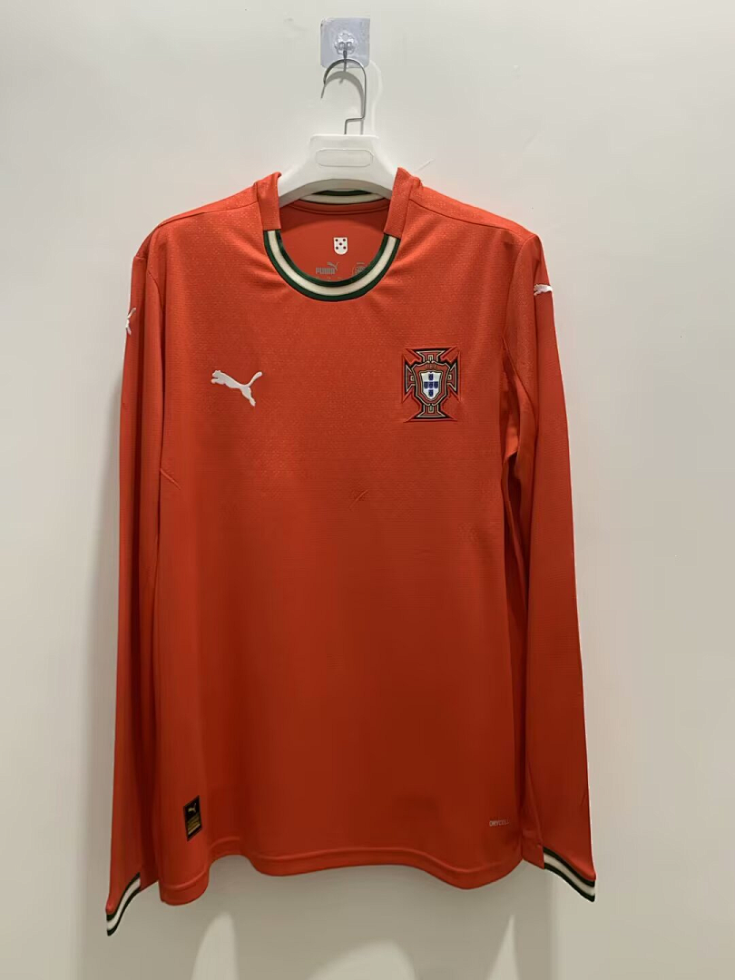Portugal Maillot Domicile Manches Longues 2025-2026