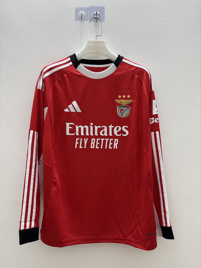 Benfica Maillot Domicile Manches Longues 2025-2026
