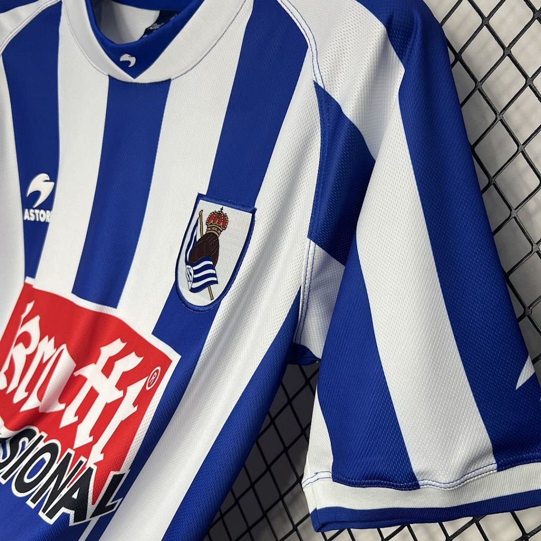 Real Sociedad 2002-2003 Maillot Domicile Retro miniature 7