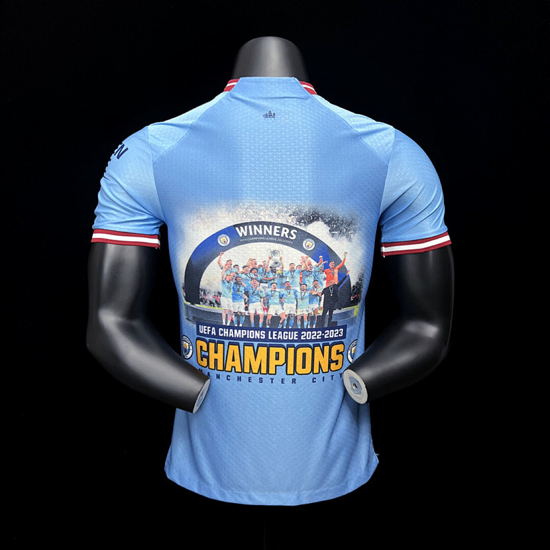 Manchester City Maillot Domicile Version Joueur Edition Speciale miniature 2