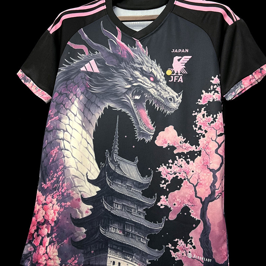 2324Japanese Sakura Dragon Edition S Xxl Maillot Domicile miniature 3