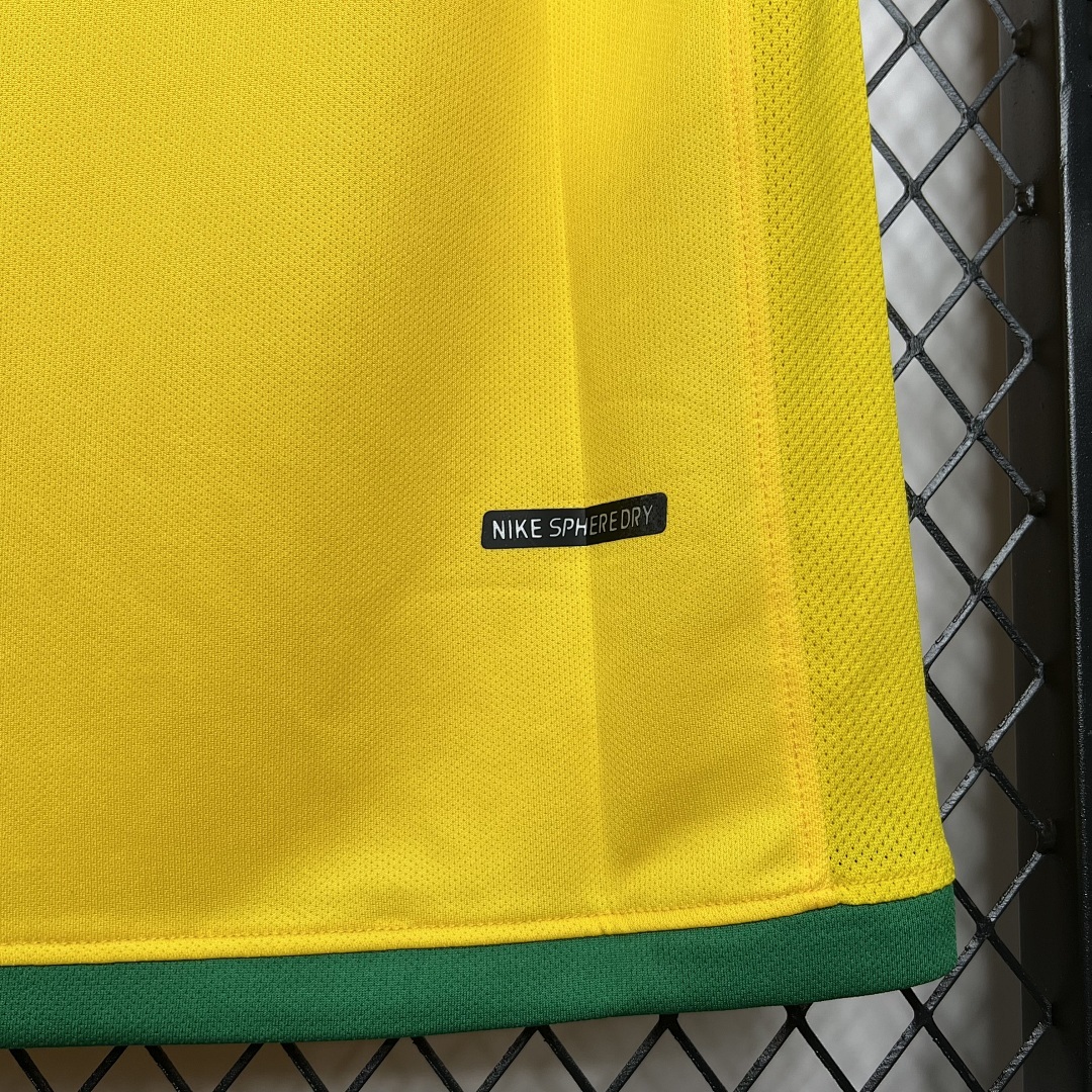 Bresil Maillot Domicile Retro 2006 miniature 9