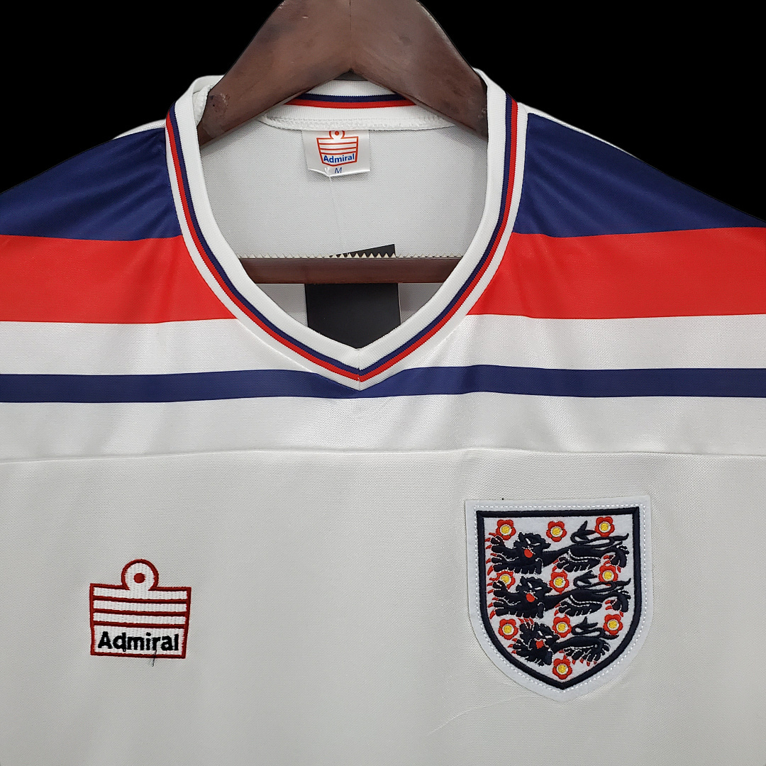 Angleterre Maillot Domicile Retro 1982 miniature 3