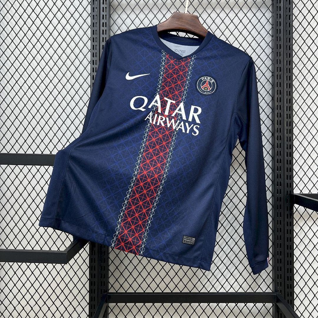 Paris Saint-Germain Maillot Domicile Manches Longues 2025-2026
