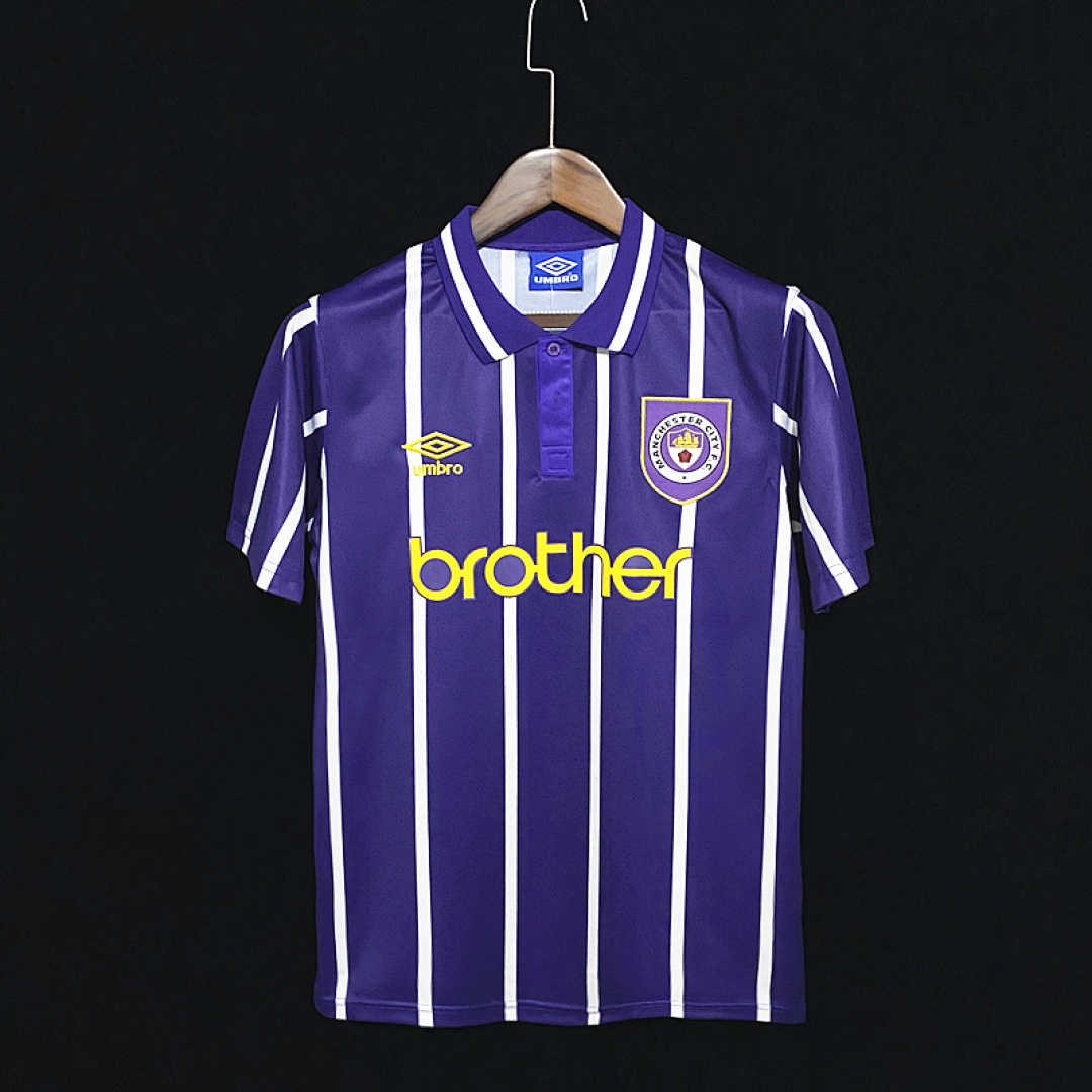 Manchester City Maillot Exterieur Retro 1993