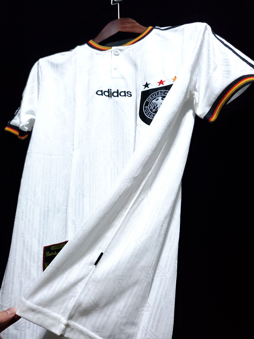 Allemagne Maillot Domicile Retro 1996 miniature 6