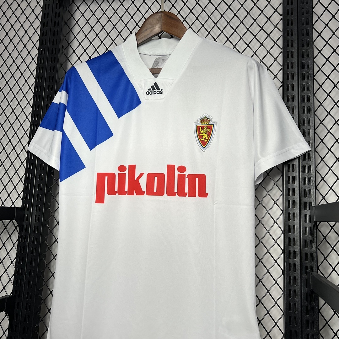 Real Zaragoza 199293 Maillot Domicile Retro miniature 5