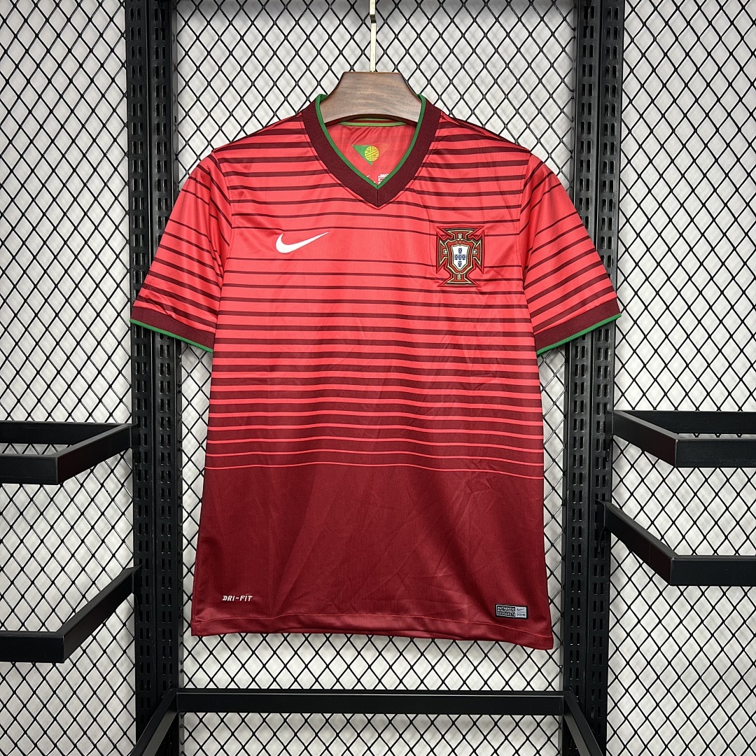 Portugal Maillot Domicile Retro 2014 miniature 2