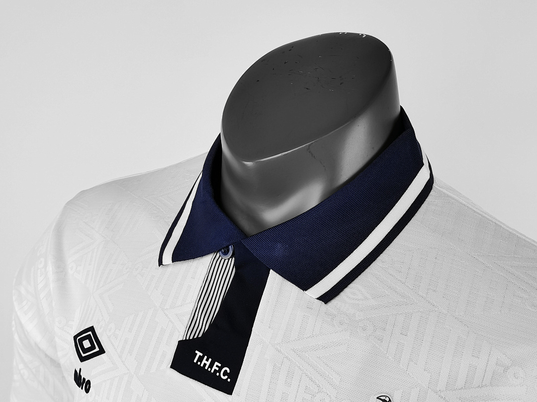 Tottenham Maillot Domicile Retro 1990 miniature 8