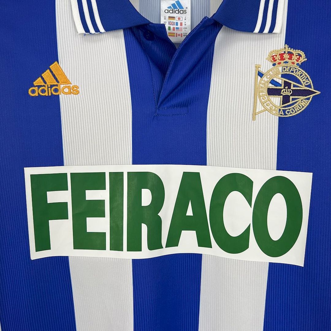 Deportivo De La Coruna 199900 Maillot Domicile Retro miniature 5