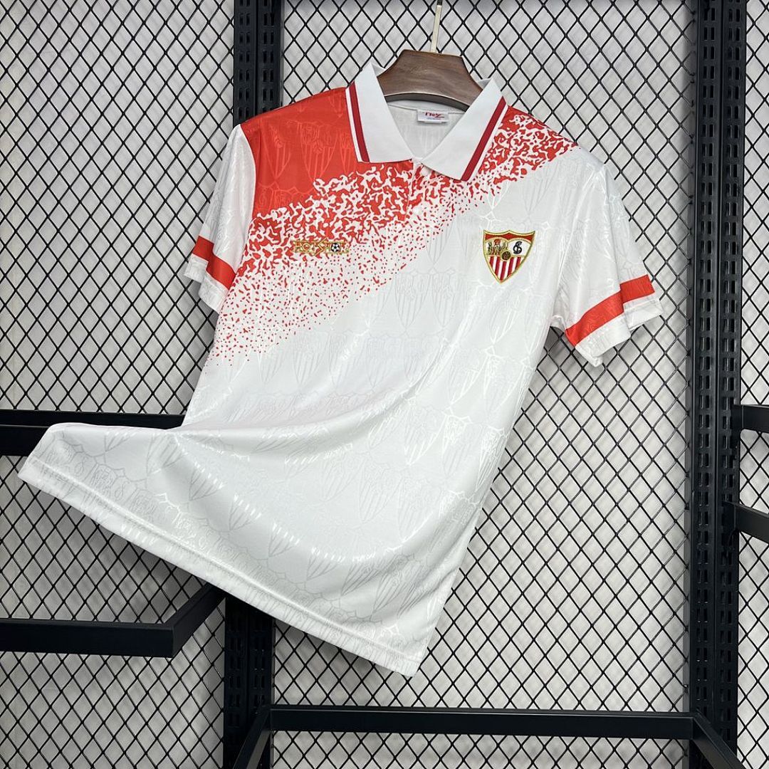 Sevilla Fc 199394 Maillot Domicile Retro miniature 8