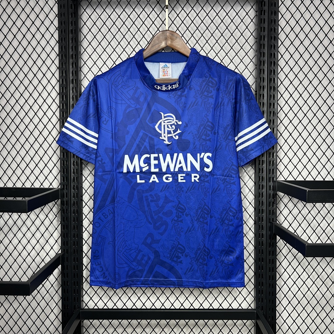 Rangers 199496 Maillot Domicile Retro miniature 2