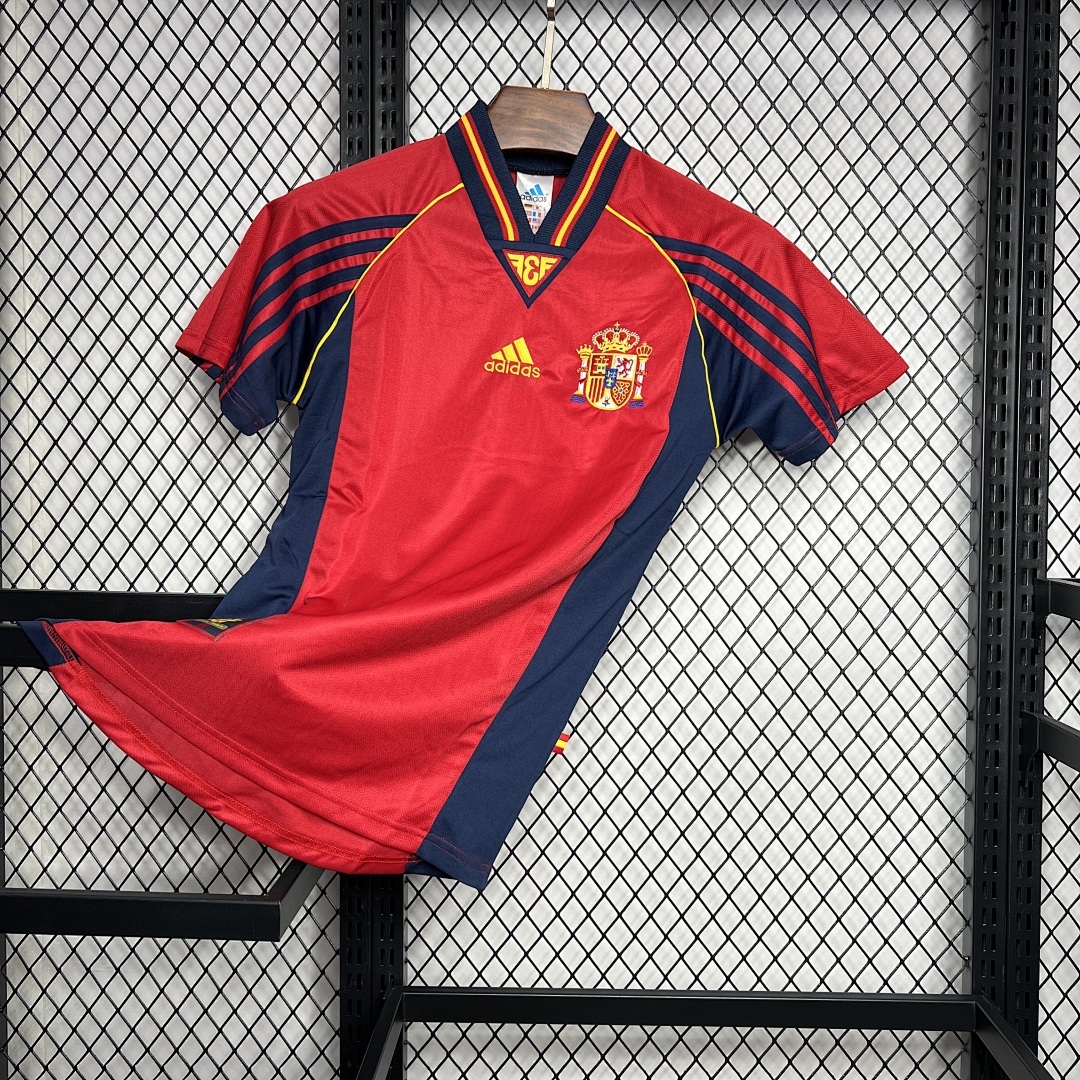 Espagne Maillot Domicile Retro 1998