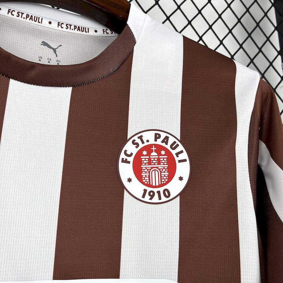 Fc St Pauli 2025-2026 Maillot Domicile miniature 5