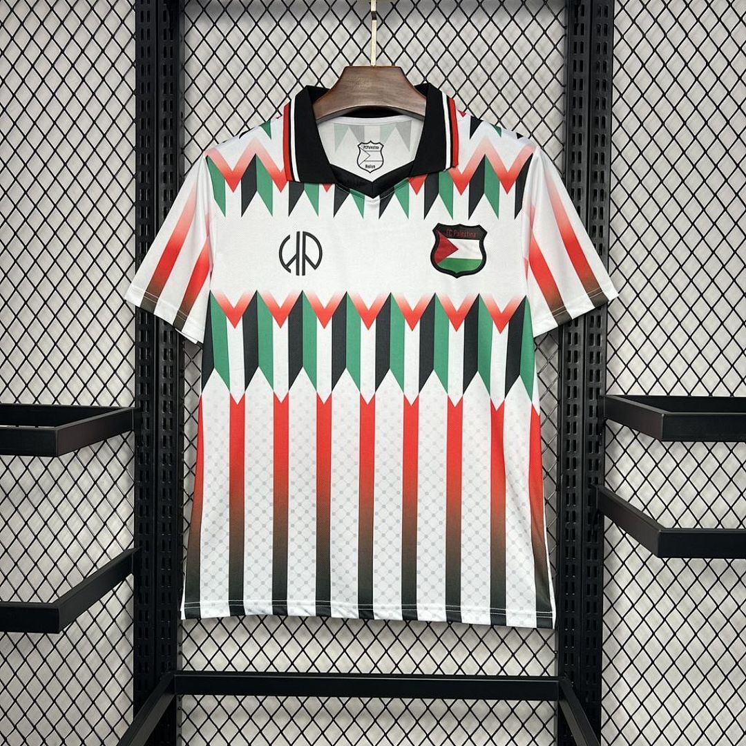 Cd Palestino 202425 Hypepeace Joint Edition White Maillot Domicile Retro