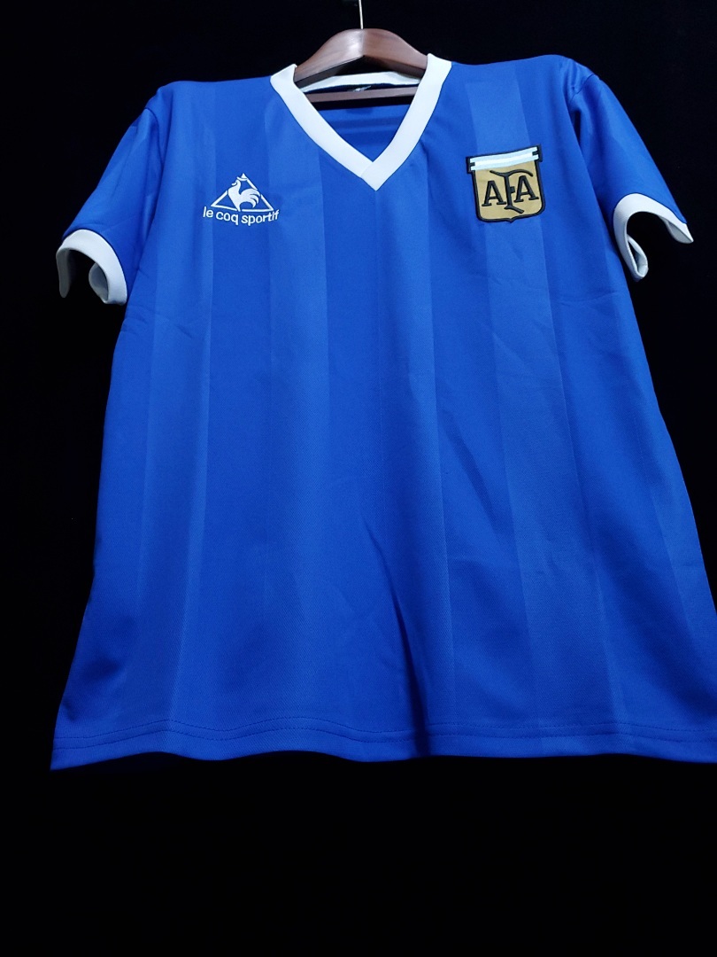 Argentine Maillot Exterieur Retro 1986 miniature 6