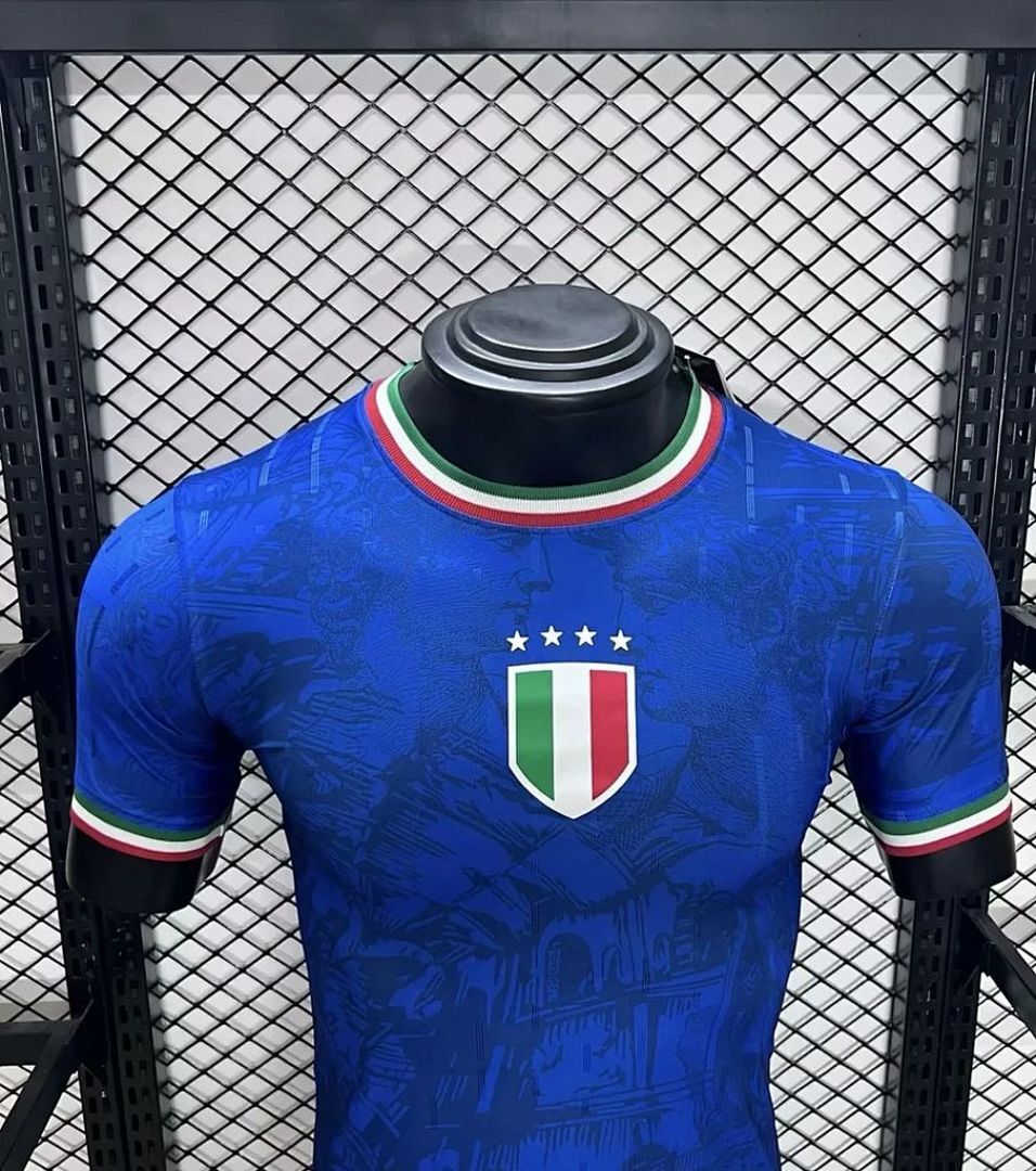 Italie Maillot Domicile Version Joueur miniature 2