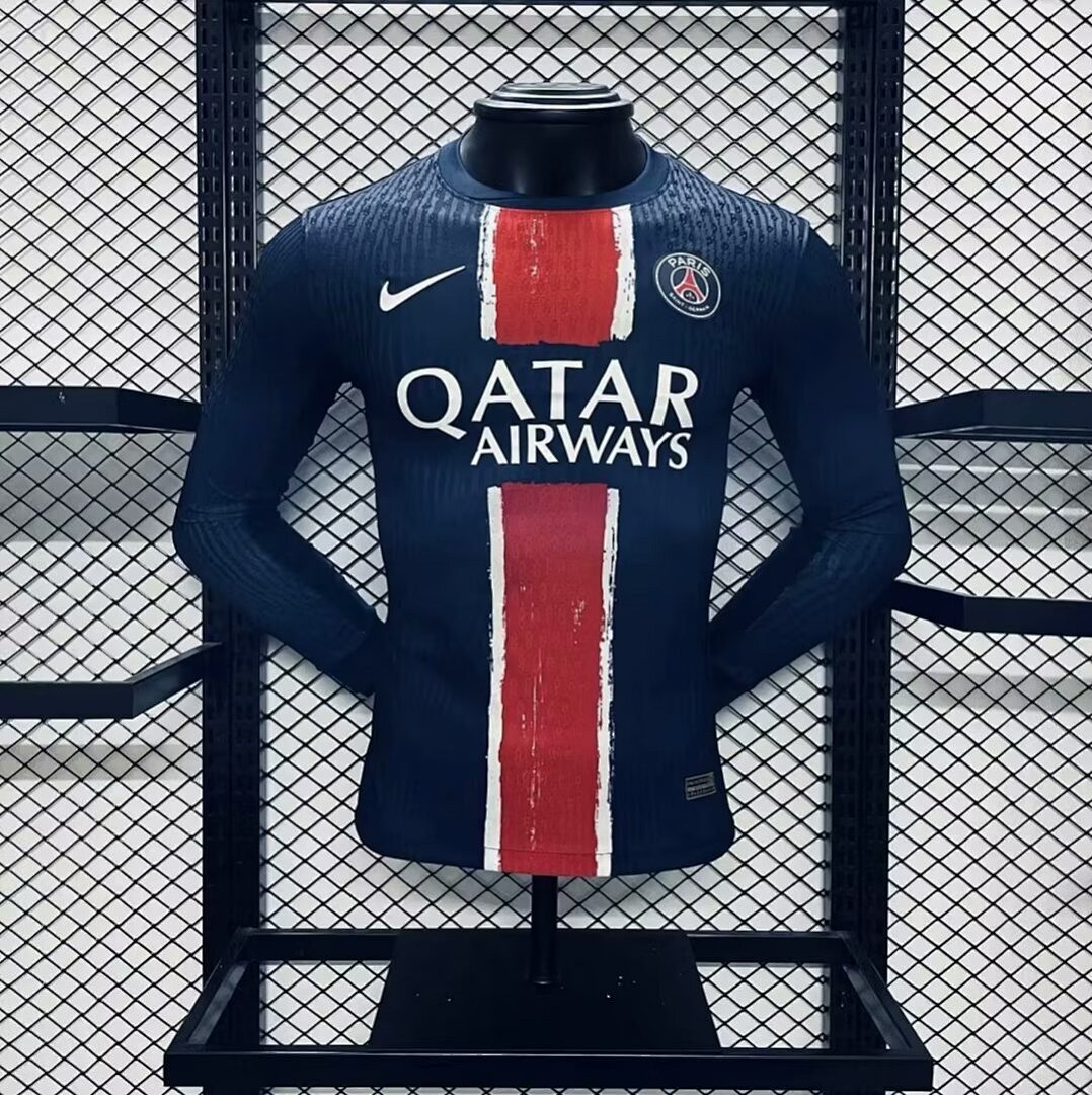 Paris Saint-Germain Maillot Domicile Version Joueur Manches Longues