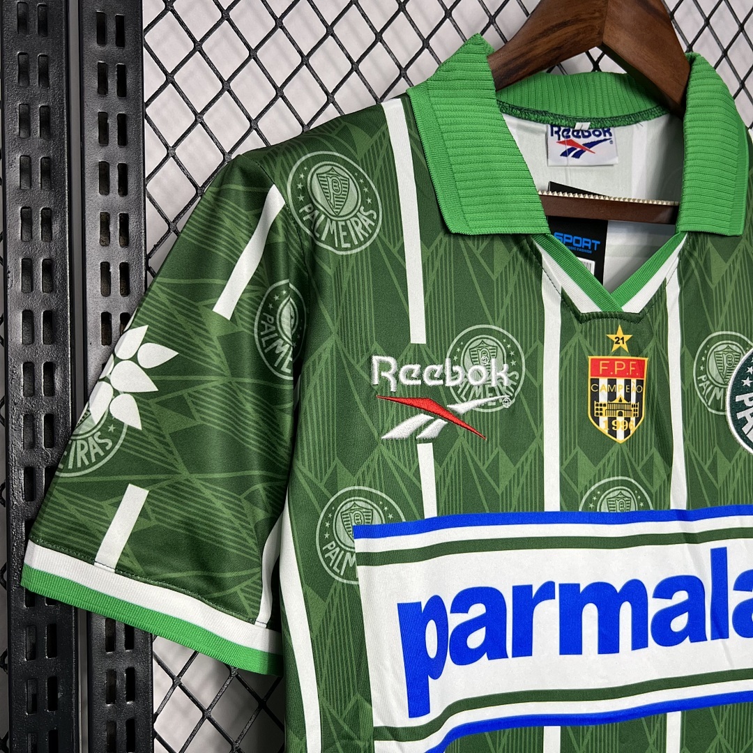 Palmeiras Maillot Domicile Retro 1996 miniature 4