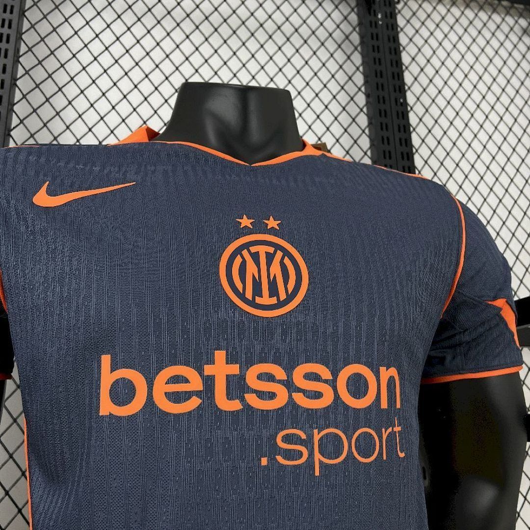 Inter Milan Maillot Third Version Joueur 2025-2026 miniature 4