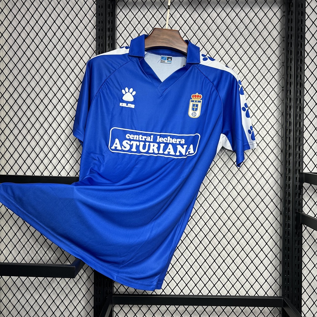 Real Oviedo 199091 Maillot Domicile Retro