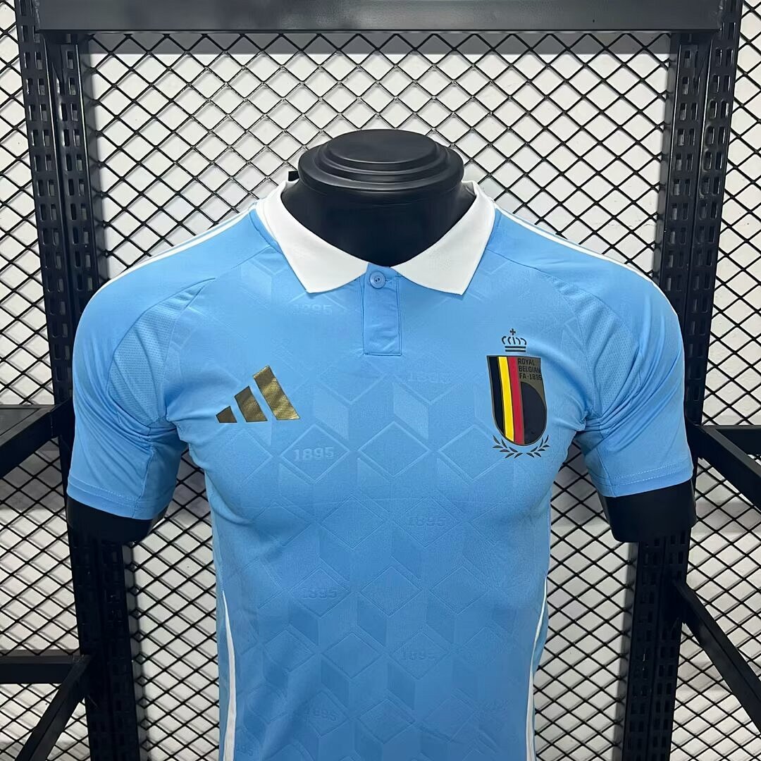 Belgique Maillot Exterieur Version Joueur miniature 3