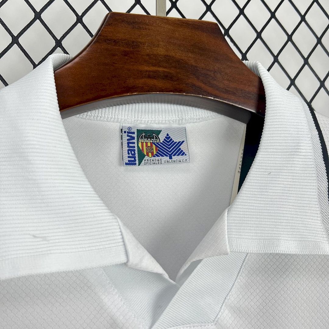 Valencia Cf 199697 Maillot Domicile Retro miniature 2