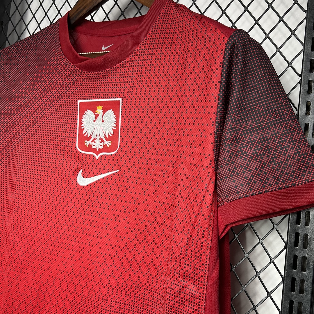 Poland 2024-2025 Euro Maillot Exterieur miniature 3