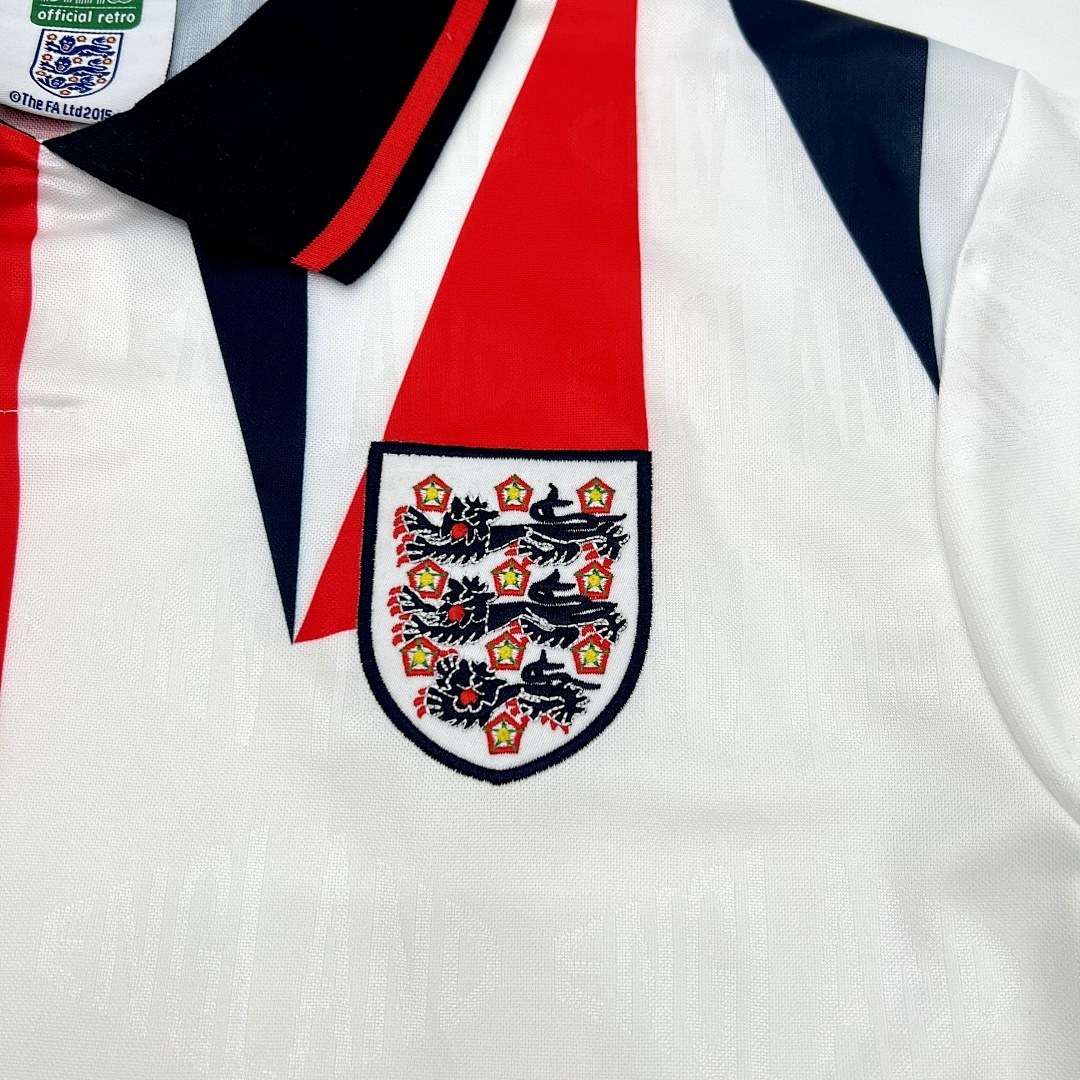 Angleterre Maillot Domicile Retro 1992 miniature 4