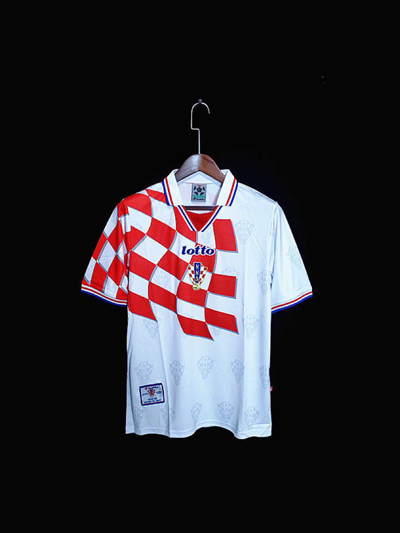Croatie Maillot Domicile Retro 1998