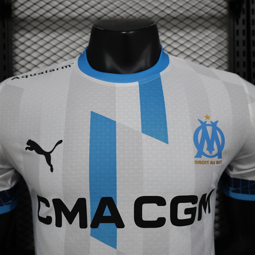 Olympique de Marseille Maillot Domicile Version Joueur miniature 2