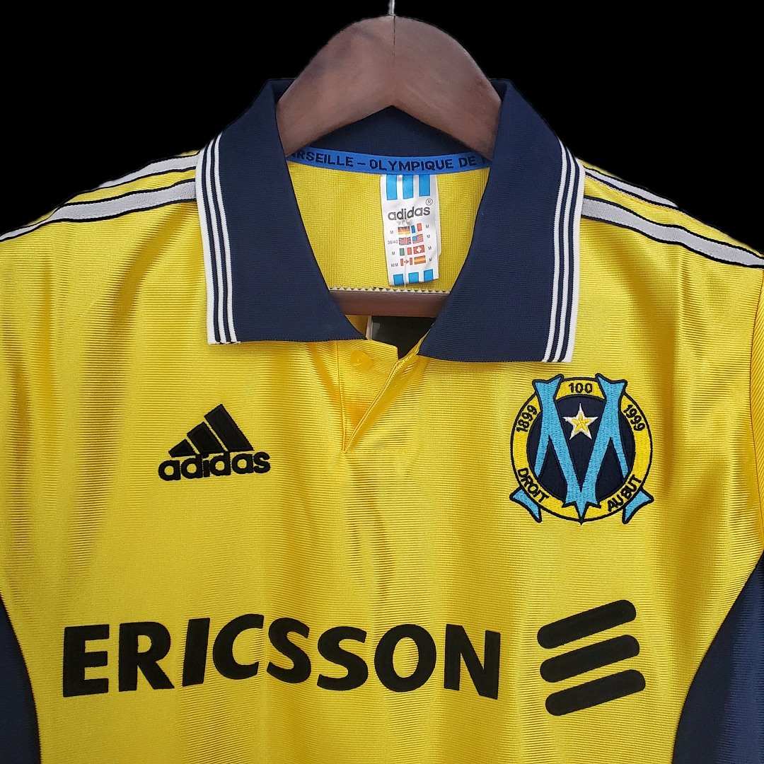 Olympique de Marseille Maillot Exterieur Retro 1998-1999 miniature 8